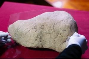 Paleolithic rock art Montsant valley Spain Hort de la Bequera