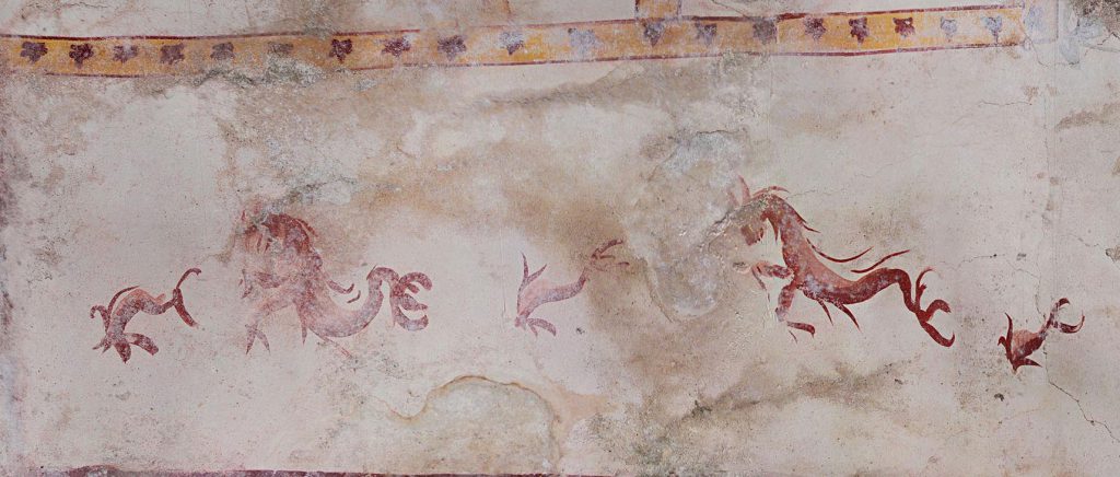 Creature acquatiche dalla Sala della Sfinge. Crediti: Parco archeologico del Colosseo
