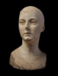 Fanciulla Torlonia, singolare lavoro di scultura etrusca, ritrovato a Vulci. (n. catalogo 489)
