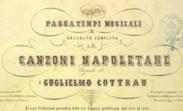 Guillaume Cottrau canzone napoletana passatempi musicali Biblioteca Nazionale di Napoli