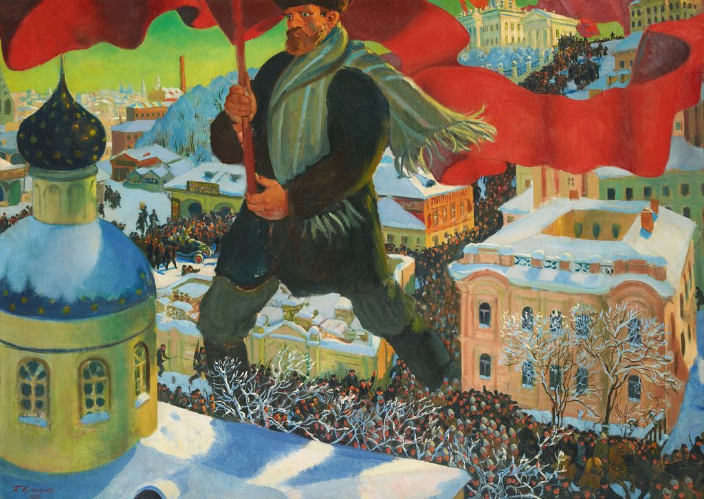 Rivoluzione d'Ottobre Palazzo d'Inverno Pietrogrado Russia