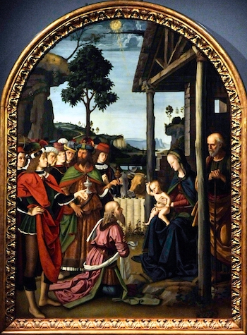 Adorazione dei Magi del Perugino Milano mostre