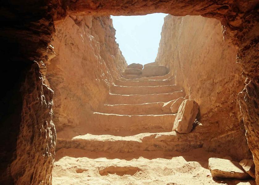 Assuan necropoli tomba mausoleo di Aga Khan Egitto Tjt