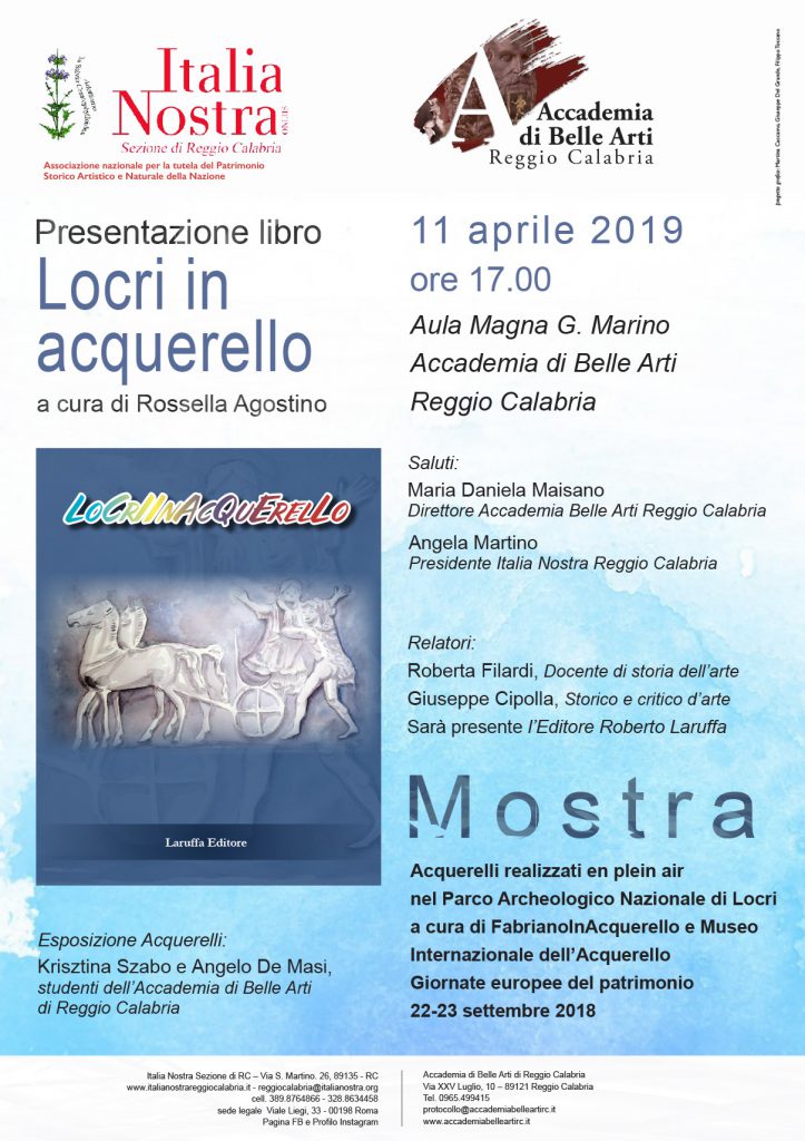 Locri in acquerello Rossella Agostino libri