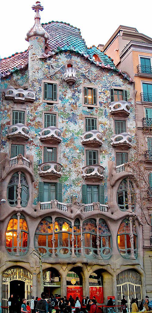 Casa Batlló Antoni Gaudí i Cornet Barcellona