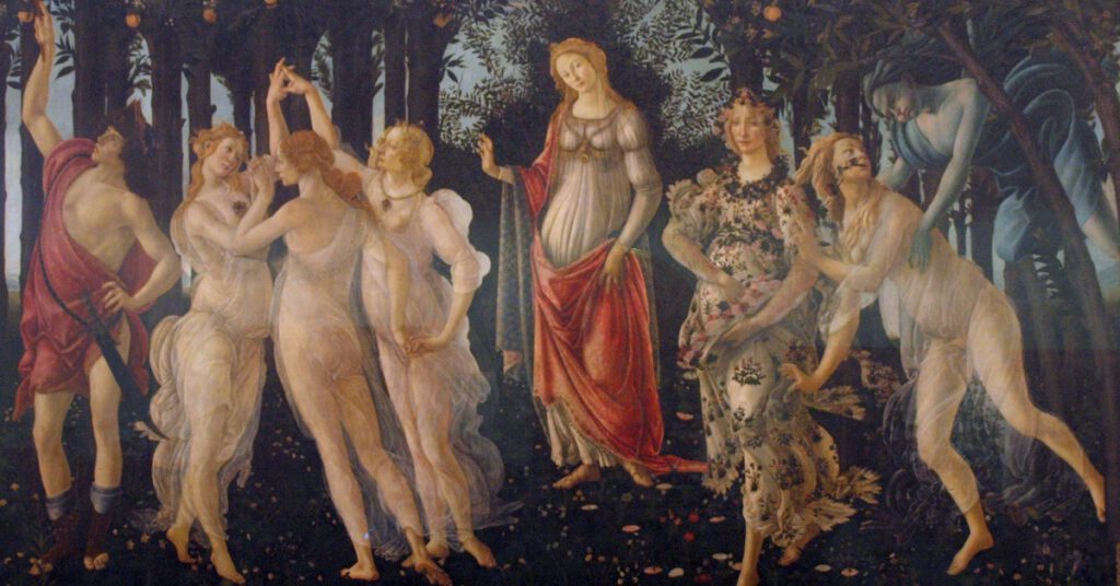 Sandro Botticelli Warburg La primavera link