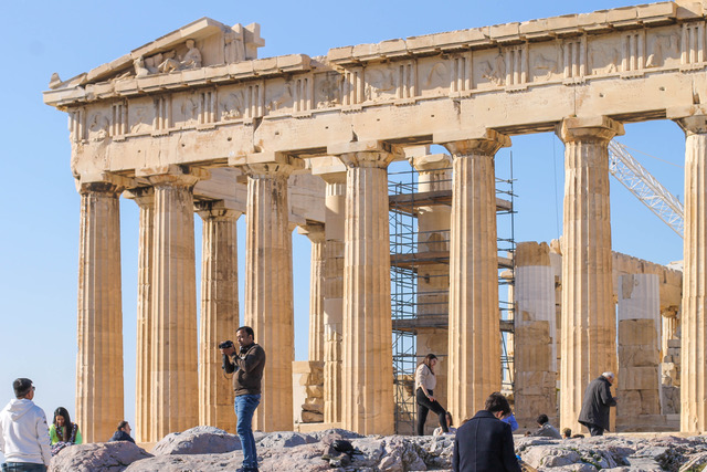 Acropoli di Atene restauro