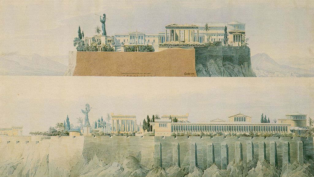 Acropoli di Atene restauro