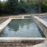 San Casciano dei Bagni Vasche termali del Bagno Grande nei pressi del santuario