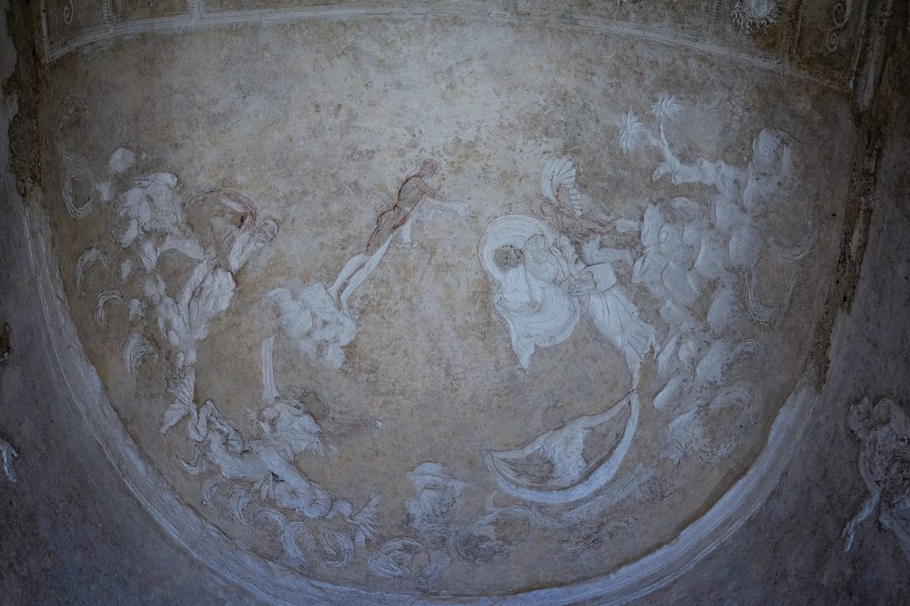 Basilica sotterranea di Porta Maggiore illuminazione restauri
