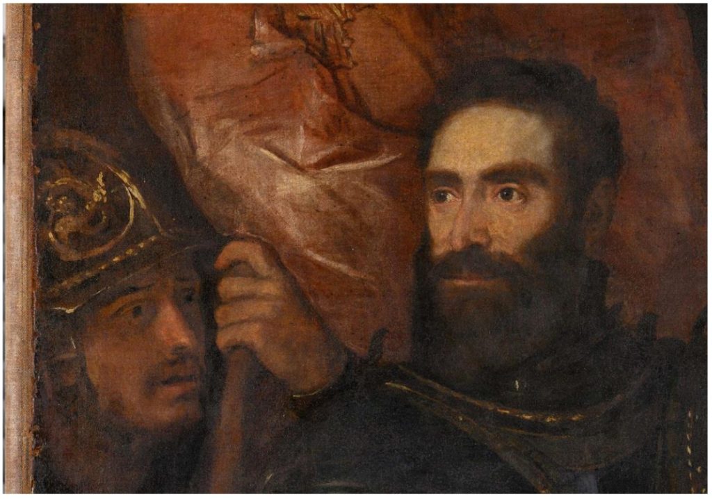 Ritratto di Pier Luigi Farnese in armatura, di Tiziano Vecellio