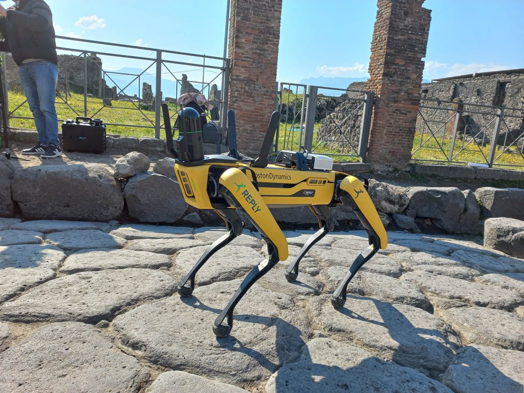 SPOT robot archeologia