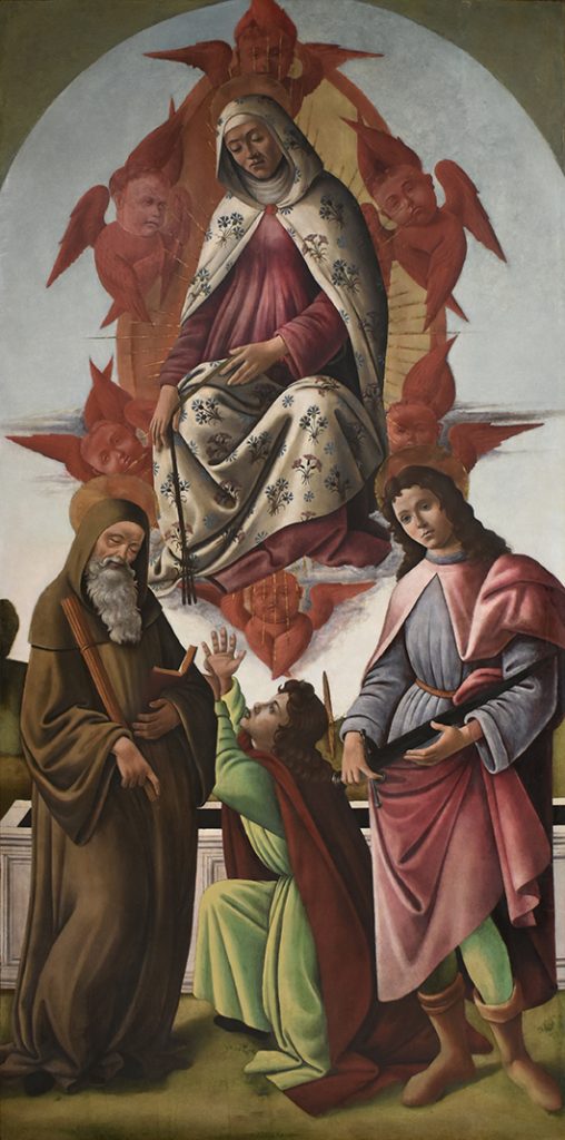 restauro Assunzione Vergine bottega Botticelli 