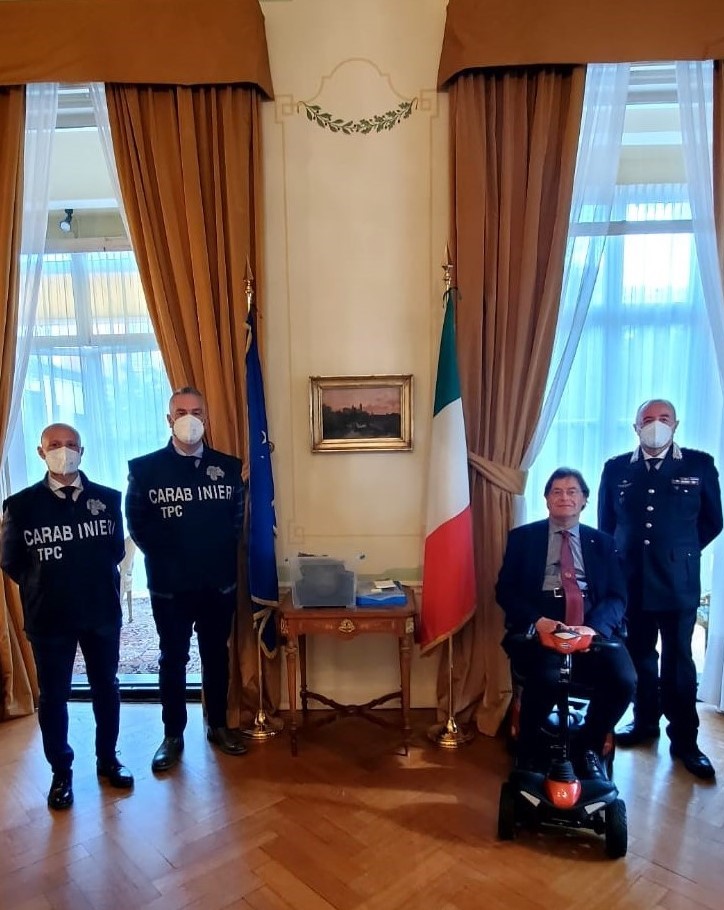 elmo ellenistico Carabinieri TPC