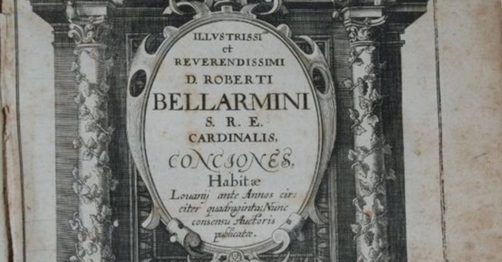 Pontifical Scots College volume Cardinal Bellarmino