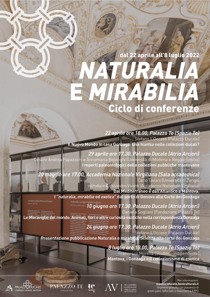 Mantova ciclo di conferenze naturalia mirabilia