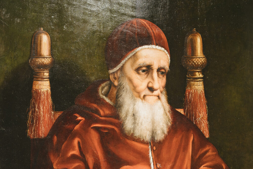 papa Giulio II Della Rovere mostra Anghiari