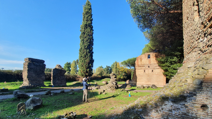A digital twin geographical atlas for the Appia Antica Archaeological Park