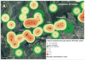 mappare bombardamenti aerei