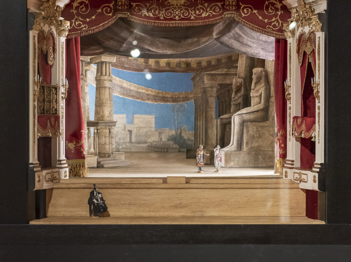 allestimento della mostra Aida, figlia dei due mondi