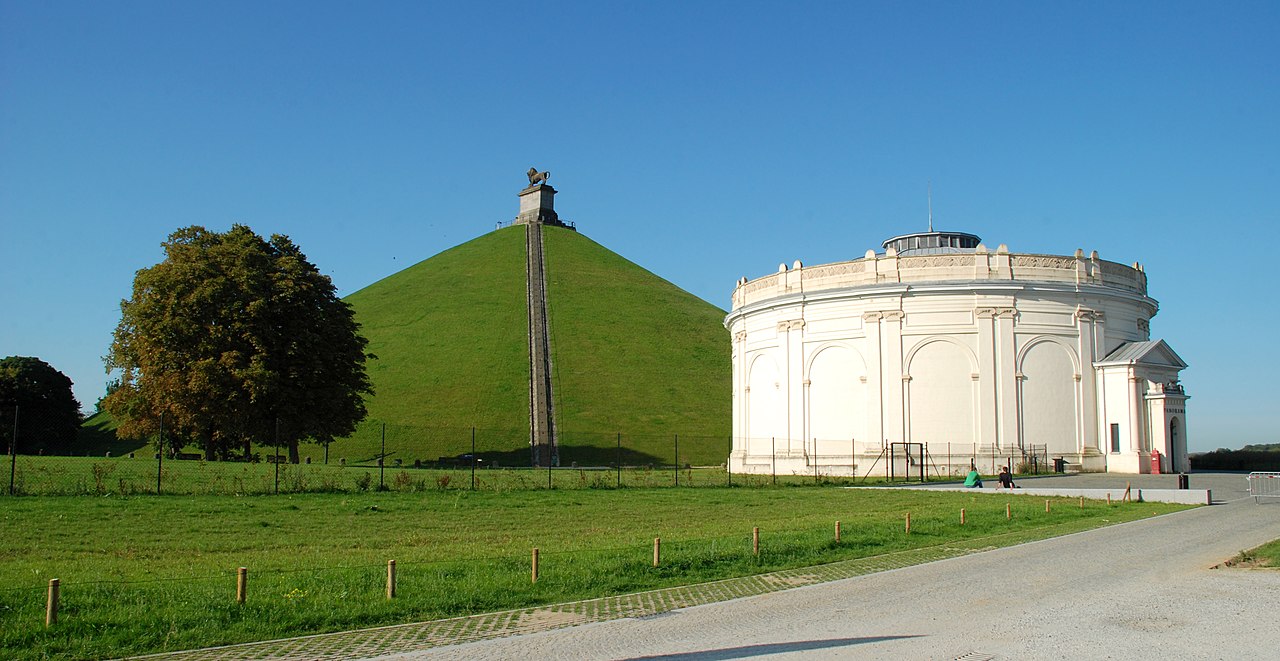 Collina del Leone ossa battaglia di Waterloo