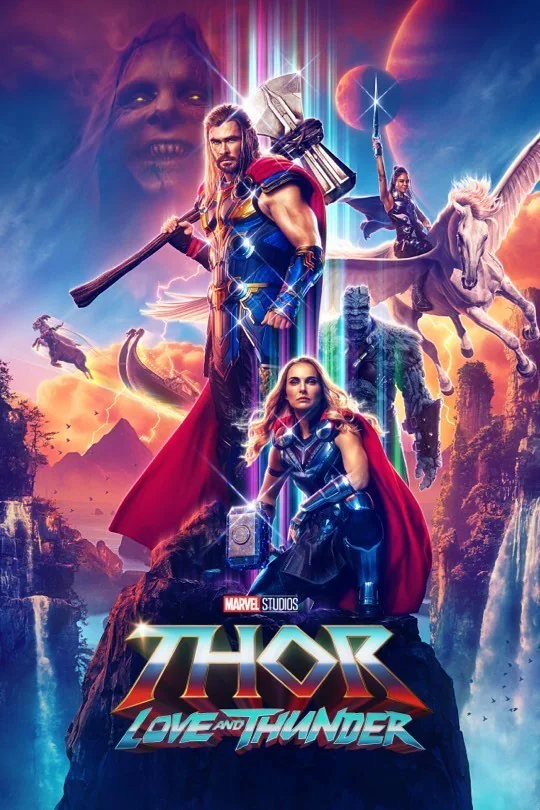 La locandina del film Thor: love and thunder 