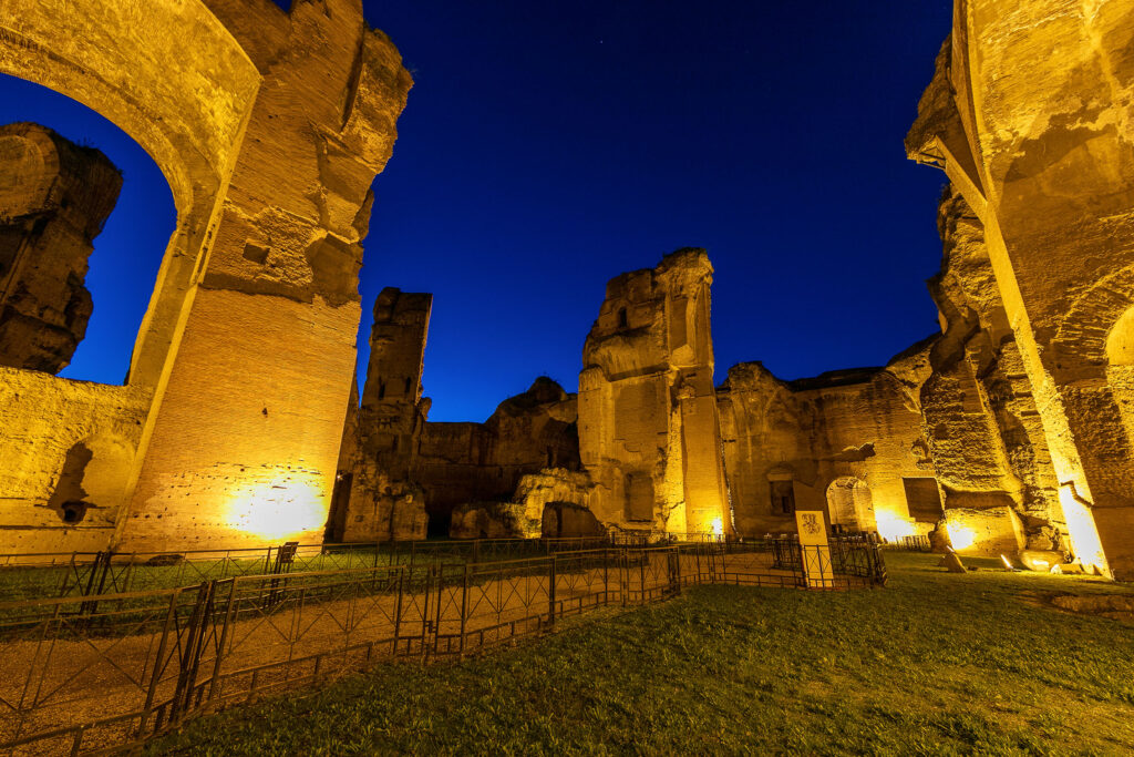 LA NOTTE SPLENDE ALLE TERME DI CARACALLA - SETTEMBRE 2022