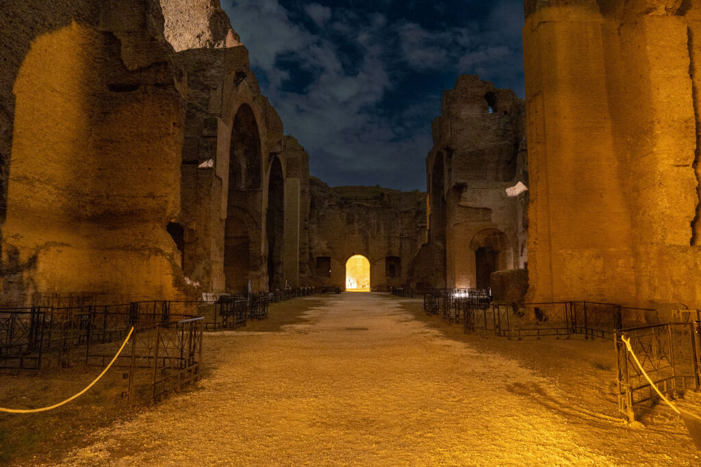 LA NOTTE SPLENDE ALLE TERME DI CARACALLA - SETTEMBRE 2022