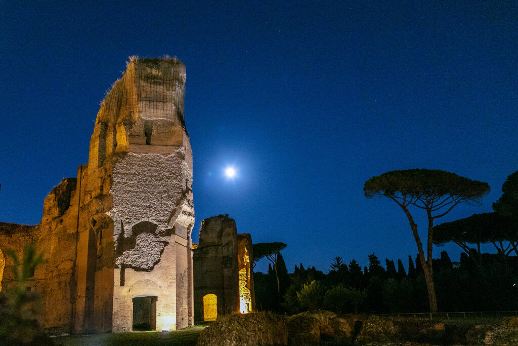 LA NOTTE SPLENDE ALLE TERME DI CARACALLA - SETTEMBRE 2022