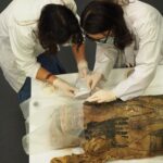 mummia sudario dipinto Bolzano mostra Mummies. Il passato svelato