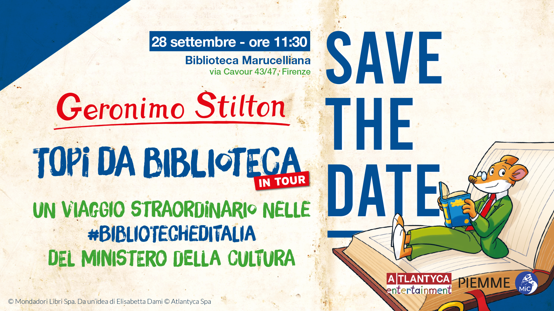 Biblioteca Marucelliana di Firenze Geronimo Stilton Biblioteche d'Italia