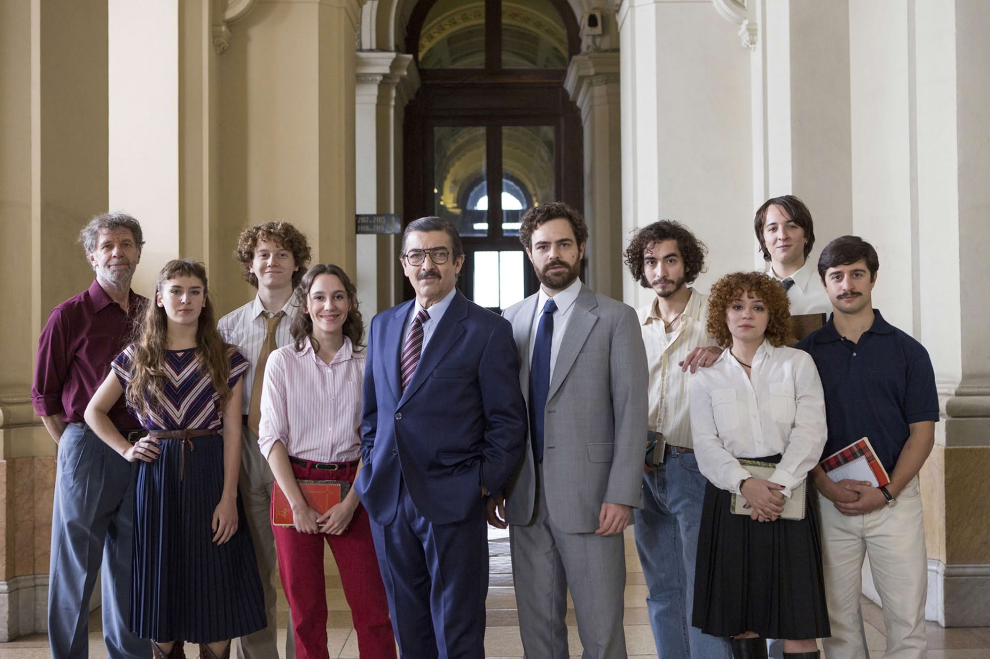 Il cast di Argentina, 1985