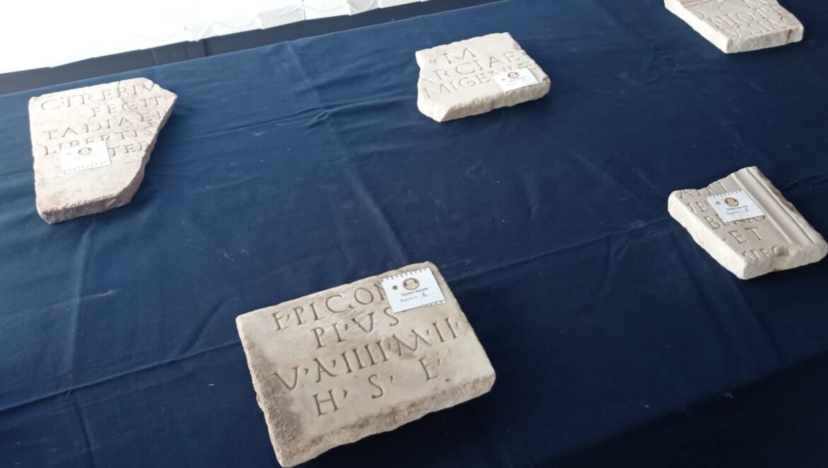 Da Fano restituite al Parco archeologico di Ostia antica nove epigrafi, trafugate a metà Novecento epigrafi ostia antica fano