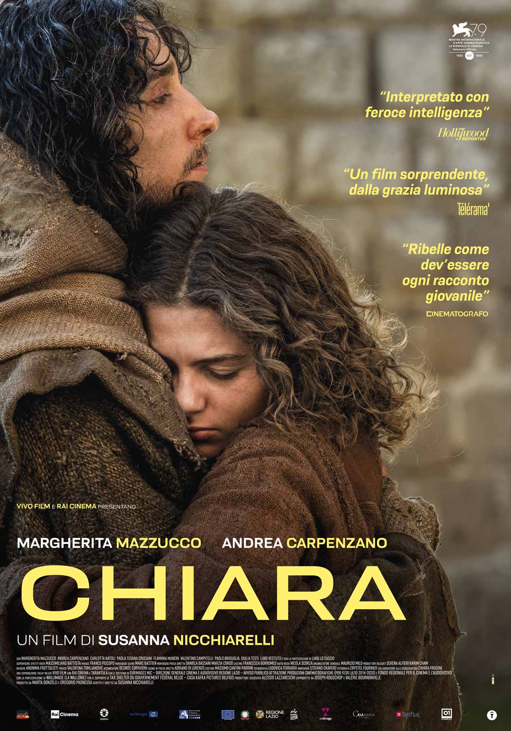 La locandina del film Chiara, di Susanna Nicchiarelli 
