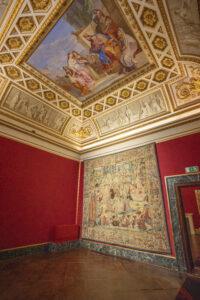 restauro della Sala di Bona e degli Arazzi Valois