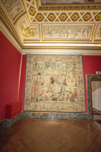 restauro della Sala di Bona e degli Arazzi Valois