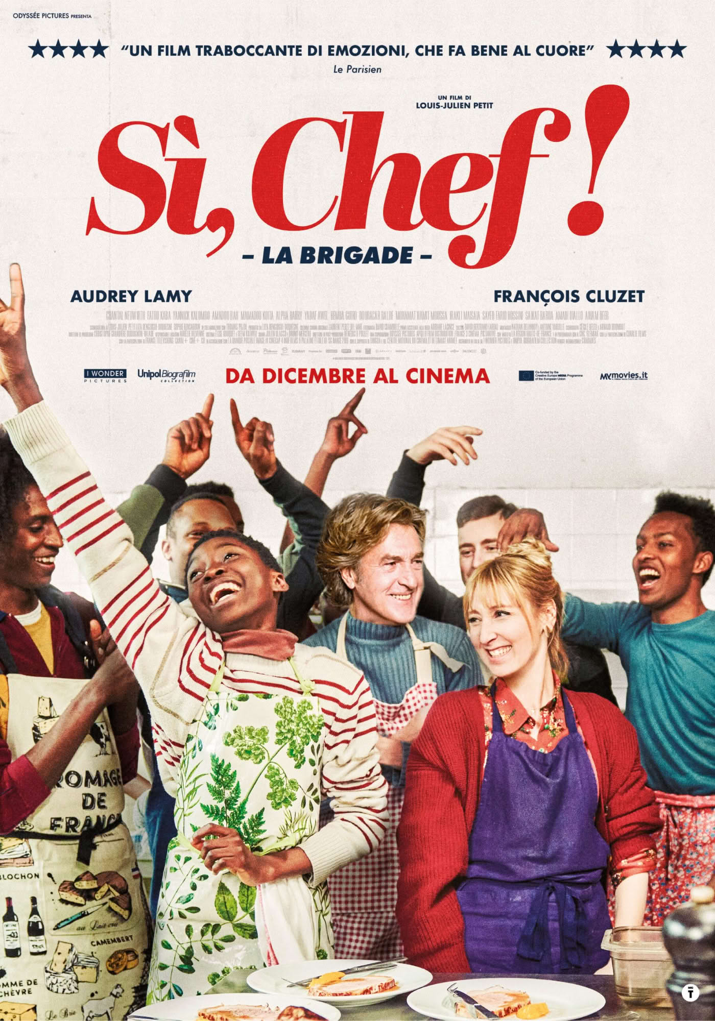 La locandina del film Sì, Chef! - La Brigade