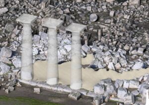 Verranno ricomposte tre colonne del Tempio G del Parco Archeologico di Selinunte