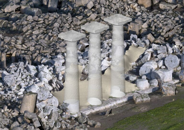 Verranno ricomposte tre colonne del Tempio G del Parco Archeologico di Selinunte