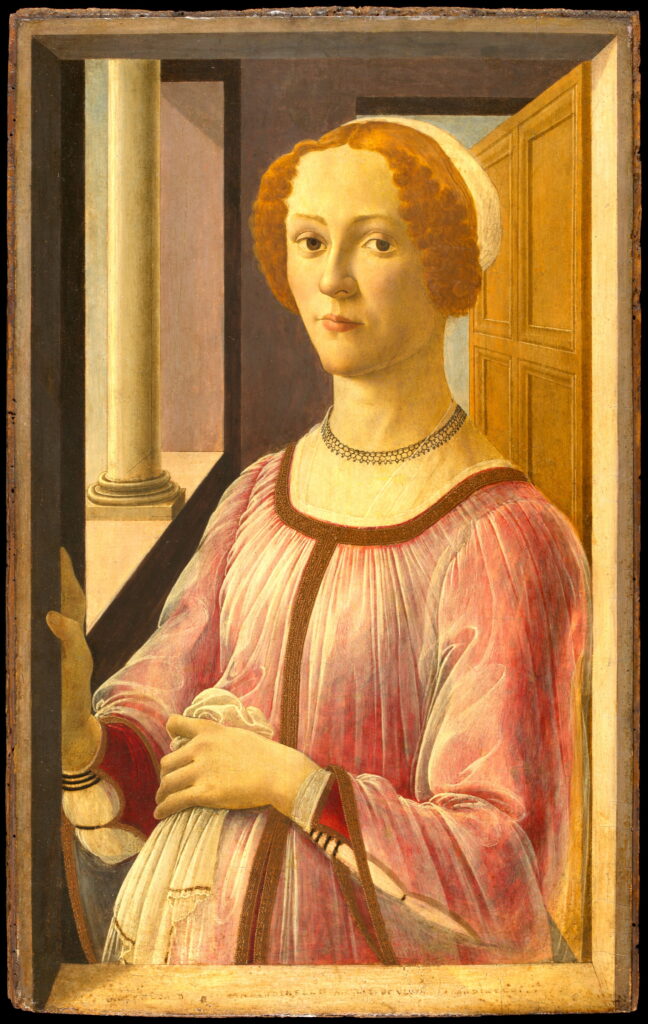 Sandro Botticelli, Ritratto di Smeralda Bandinelli (1472 ca)