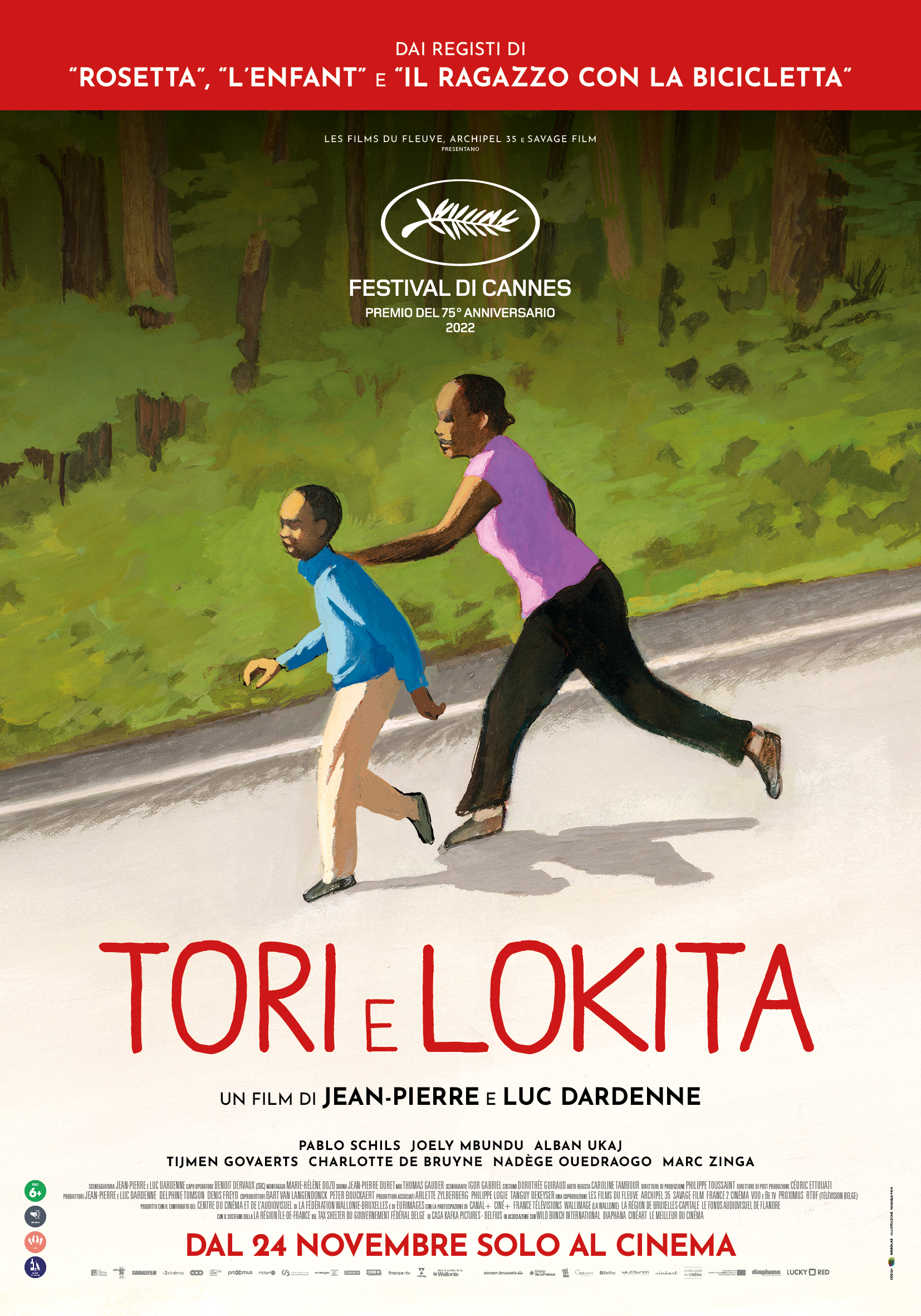 Il manifesto del film Tori e Lokita