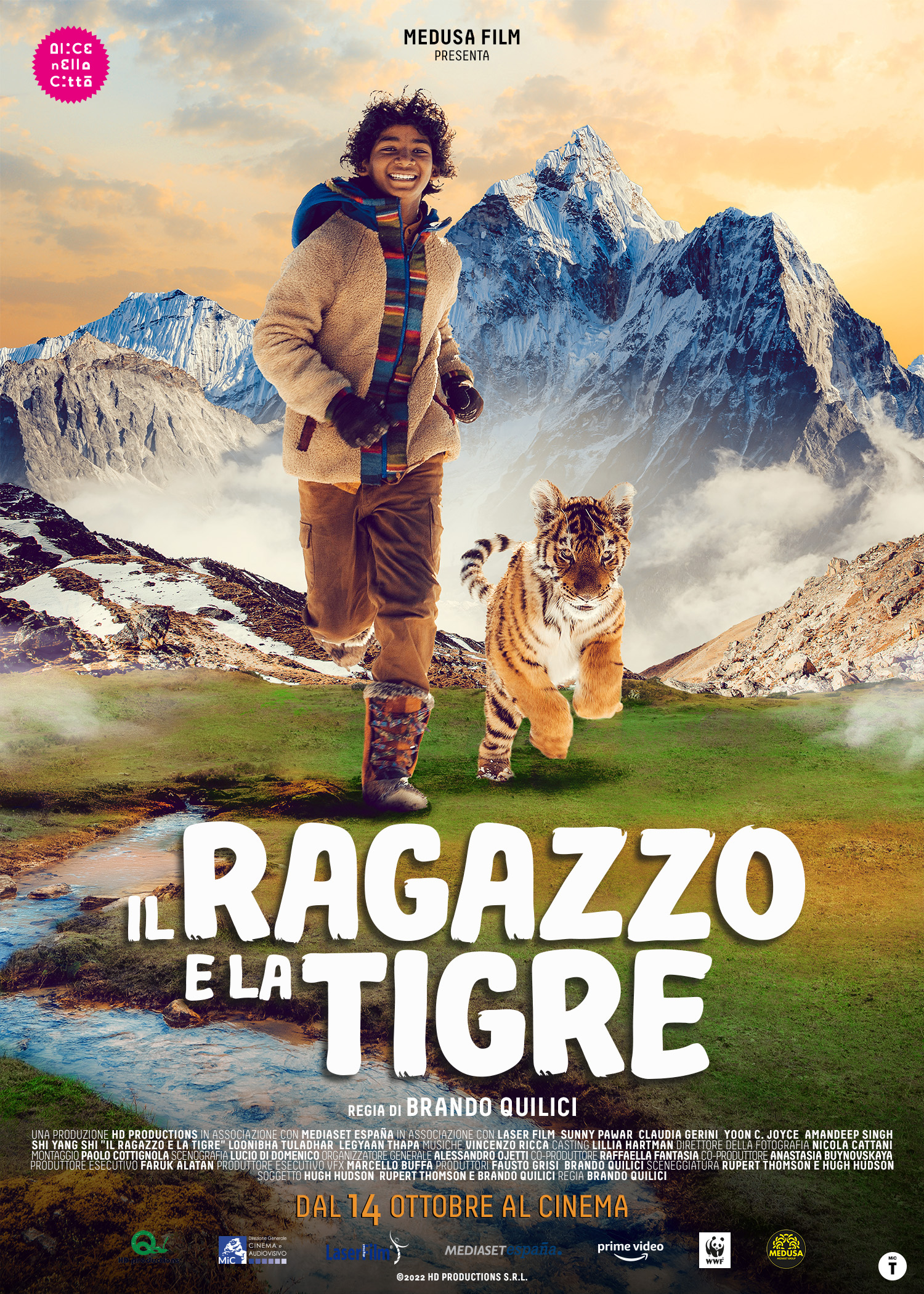 La locandina del film Il ragazzo e la tigre, di Brando Quilici