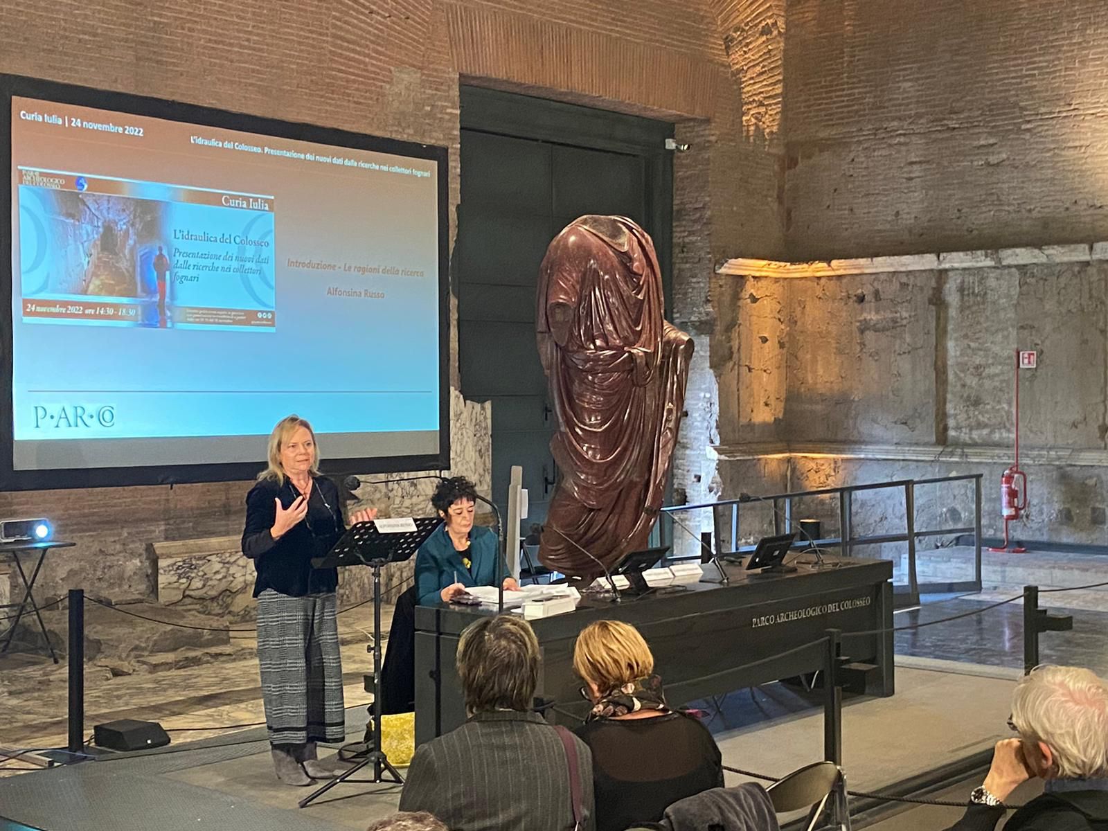 Parco Archeologico del Colosseo | Presentati oggi i risultati delle ricerche sul sistema idraulico e il collettore fognario dell'Anfiteatro Flavio 