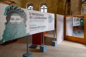 L’ingegno di Leonardo. Le macchine Gubbio Palazzo dei Consoli