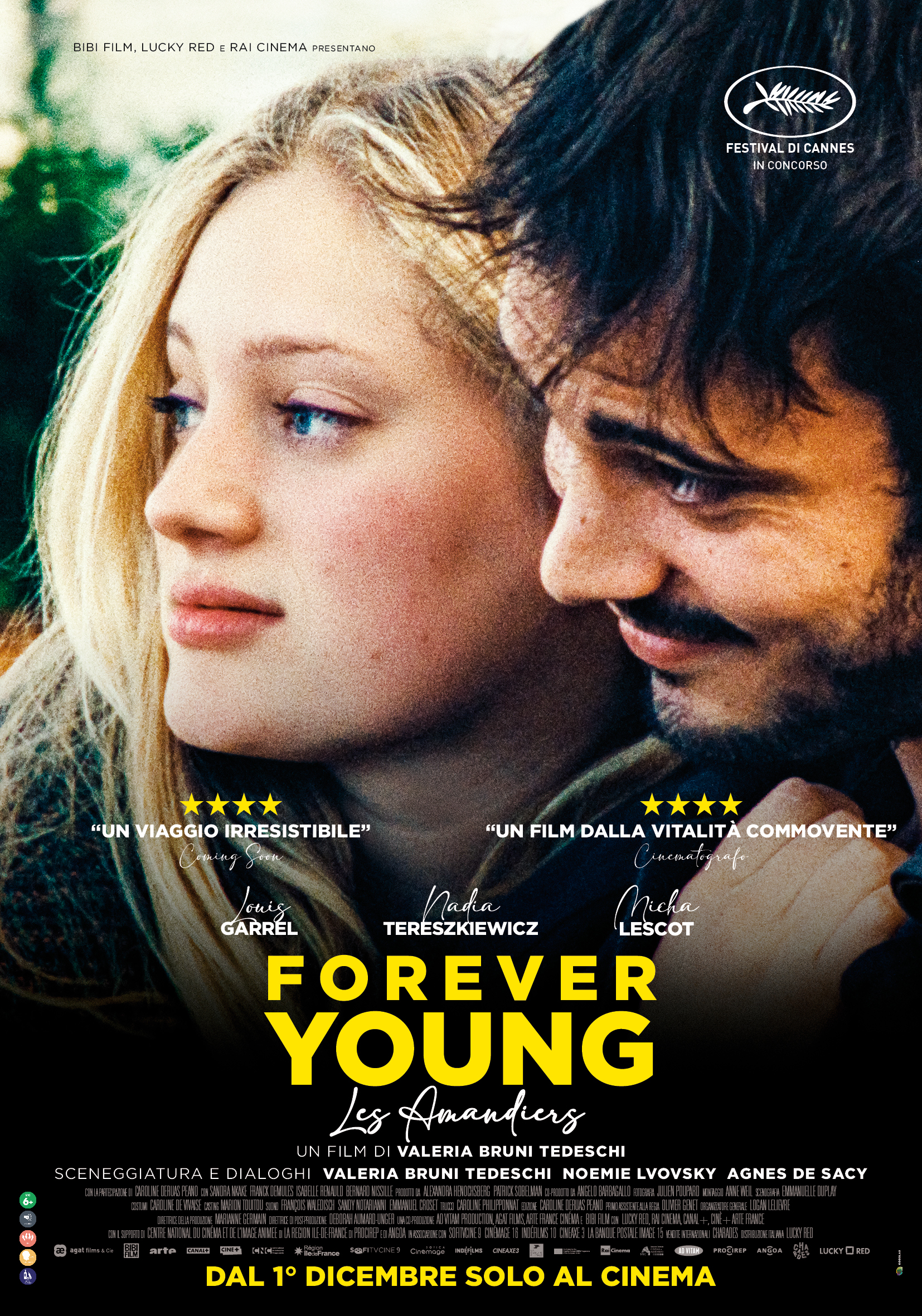 La locandina del film Forever Young di Valeria Bruni Tedeschi 