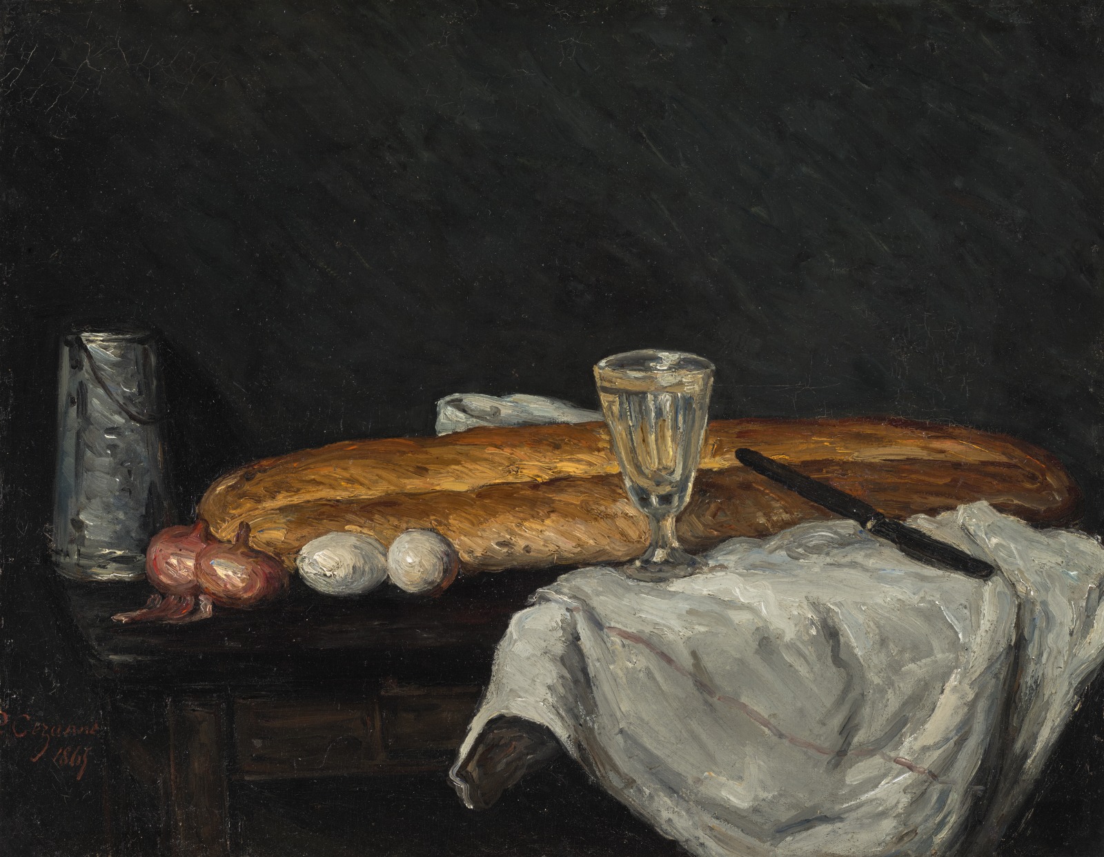 Paul Cézanne Still Life with Bread and Eggs Cincinnati Art Museum