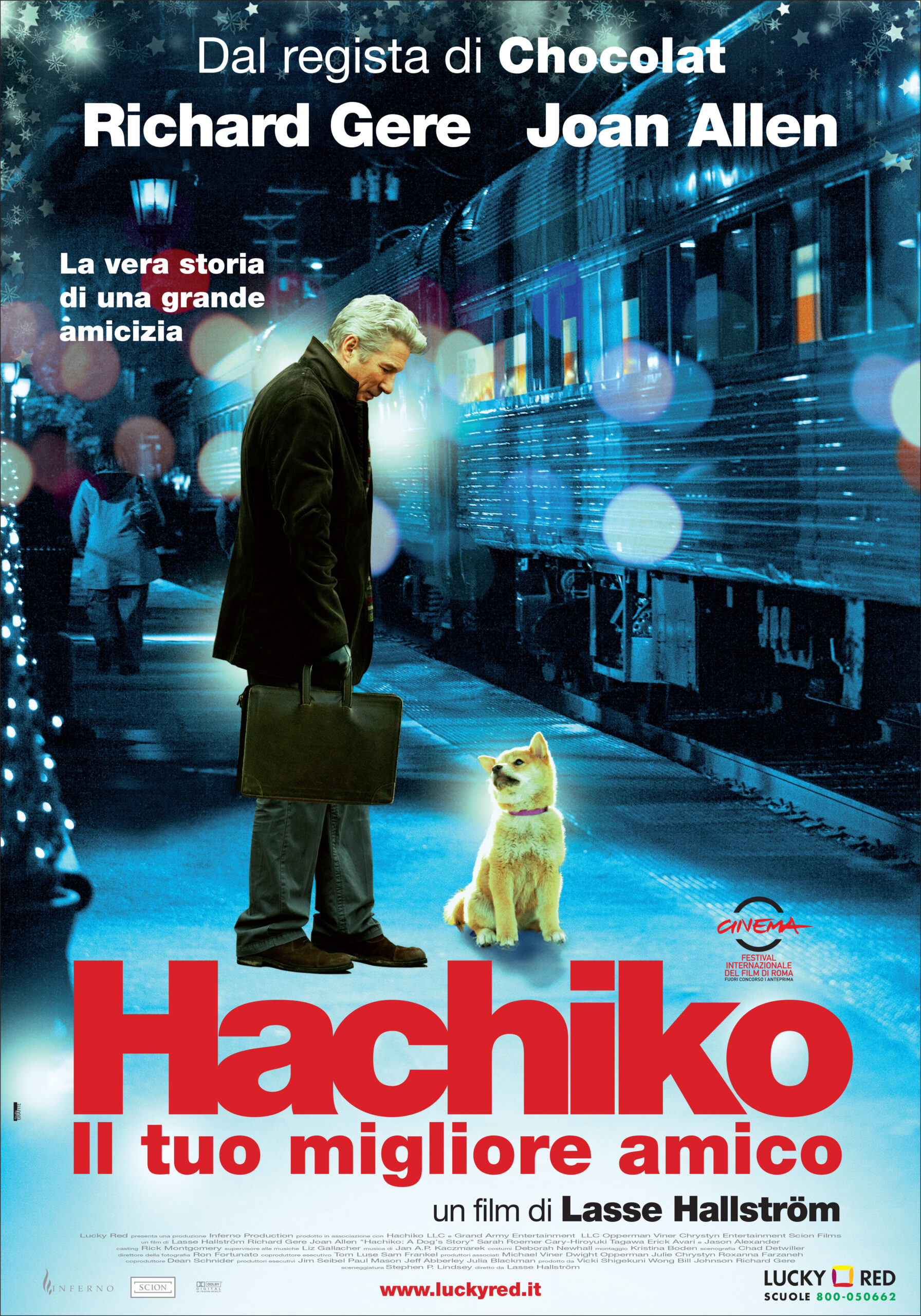 La locandina del film Hachiko