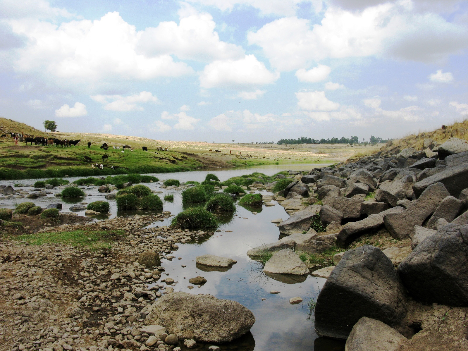 Il fiume Awash a Melka Kunture
