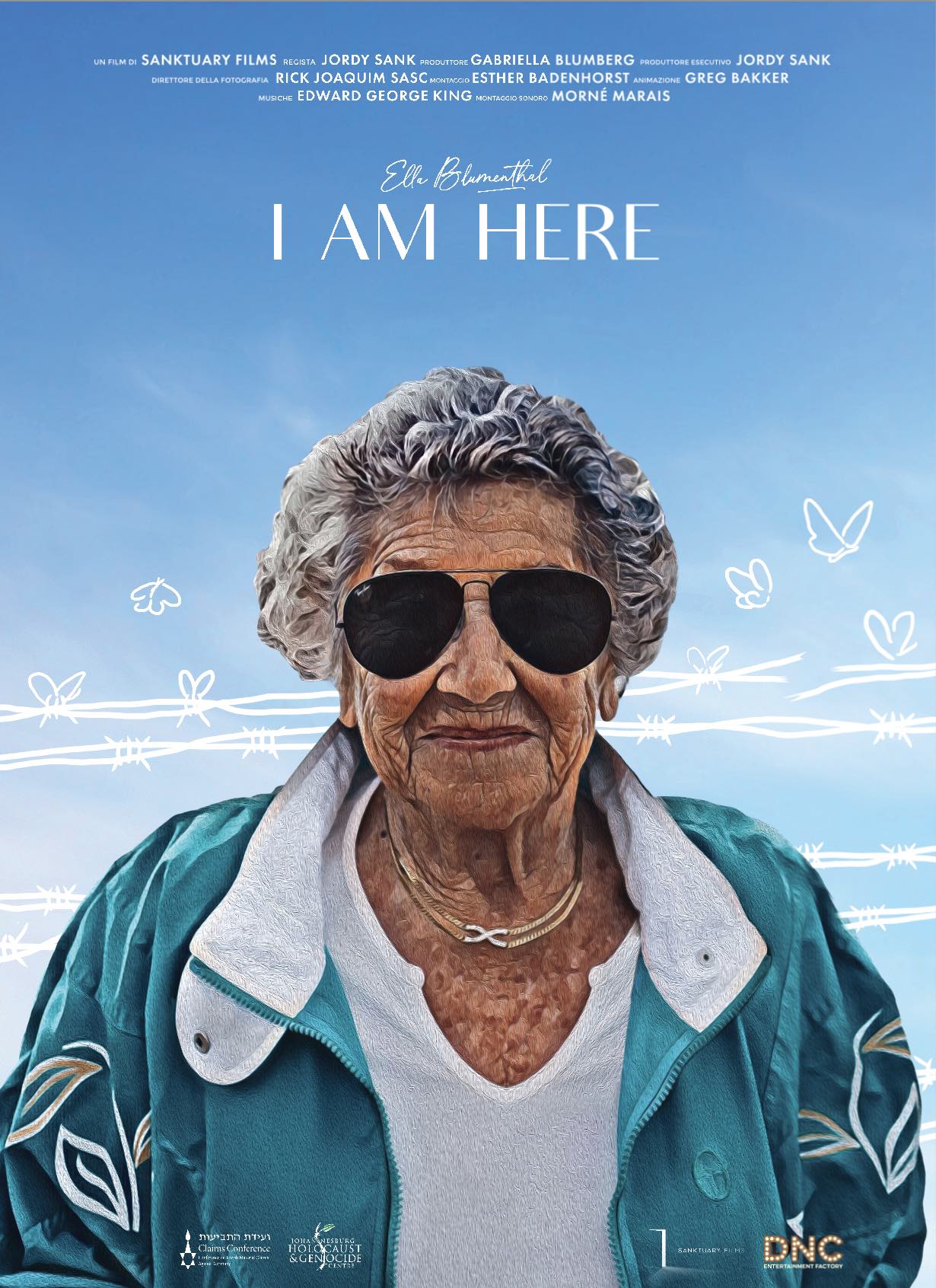 Il poster del film I am here, di Jordy Sank