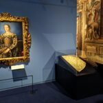 Ritratto di Eleonora di Toledo con il figlio Giovanni, Agnolo Bronzino, 1545 circa, Gallerie degli Uffizi